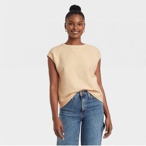 Universal Thread Cotton Textured Sleeveless Sweatshirt
NWOT.